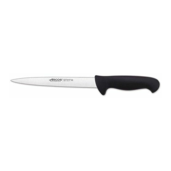 Couteau à dénerver souple gamme 2900 noir 19 cm