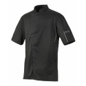Veste de cuisine manches courtes Benak maille 37.5 noir T2