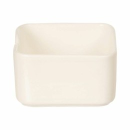 Ravier carré mekkano ivoire 7,5 x 7,5 x 2,3 cm 4,5 cl - par 6