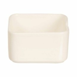 Ravier carré mekkano ivoire 7,5 x 7,5 x 4,3 cm 13 cl - par 6