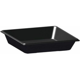 Bac mélamine noir GN 3/4  48,7 x 26,5 x 6,5 cm