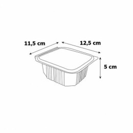 Barquette plastique avec couvercle Optipack 370 ml - par 600