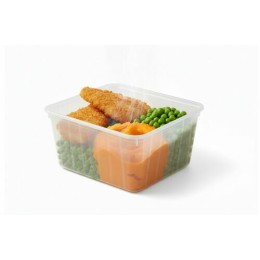 Boite Carty blanche avec couvercle 1350 ml - par 100