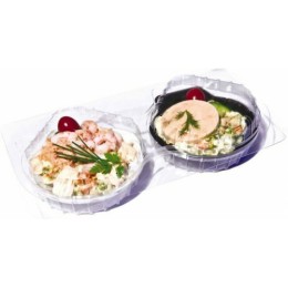 Boite Cristal Patipack 2 coquilles PET - par 120