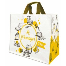 Sac réutilisable PP tissé "Le Fromager" - 36 x 27 + 24 cm - par 25