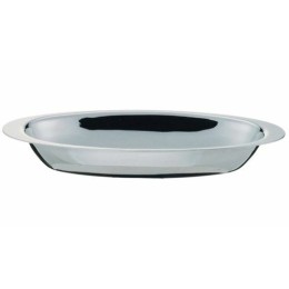 Plat gratin ovale inox 42,6x25,3x4,5cm