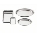 Plat gratin rectangulaire inox 37 x 25 x 4 cm