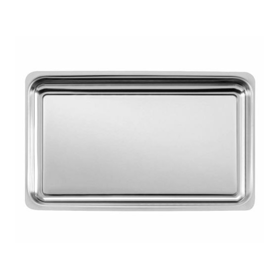 Plat gratin rectangulaire inox 37 x 25 x 4 cm - La Bovida