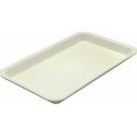 Plat plexi GN 1/4 blanc H. 1,7 cm 26,5 x 16,2 cm