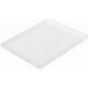 Plat plexi GN 1/2 blanc H. 1,7 cm 32,5 x 26,5 cm