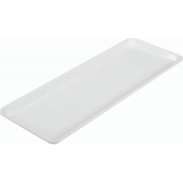 Plat plexi GN 2/5 blanc H. 1,7 cm 53 x 20 cm