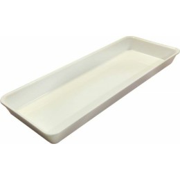 Ravier plexi GN 2/5 blanc H. 4 cm 53 x 20 cm