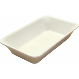 Ravier plexi GN 1/4 blanc H.5cm 26,5 x 16,2 cm