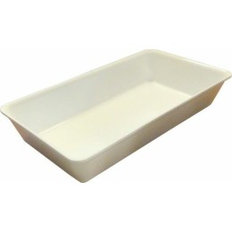 Bac plexi GN 3/4 blanc H. 8 cm 48,7 x 26,5 cm