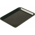 Plat plexi GN 1/5 noir H. 1,7 cm 20,5 x 26,5 cm