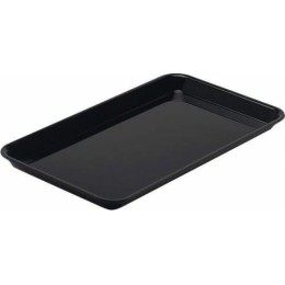 Plat plexi GN 1/3 noir H. 1,7 cm 32,5 x 17,6 cm