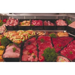 Plat plexi GN 1/2 noir 26,5 x 32,5 x 2 cm