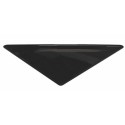 Plat plexi triangle noir 56,5 x 40 x 1,7 cm