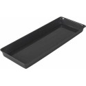 Ravier plexi GN 2/5 noir H. 4 cm 53 x 20 cm