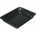 Ravier plexi GN 1/2 noir H. 5 cm 32,5 x 26,5 cm