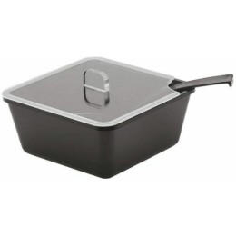 Couvercle à encoche transparent pour saladier carré 1,5 l