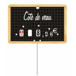 Étiquette écolière sans texte à pique sans tournette 7 x 10,5 cm - par 10