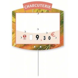 Étiquette marché champêtre charcuterie sans texte /10