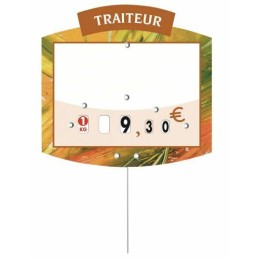 Étiquette marché champêtre traiteur sans texte /10