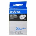 Ruban TC 201 blanc impression noire 12 mm