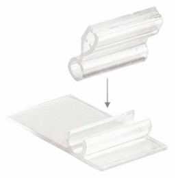 Support étiquette articulé 4,5 x 2,5 x 2 - par 10