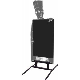 Enseigne de trottoir Nostalgie Chef sur pied 67x97x167cm