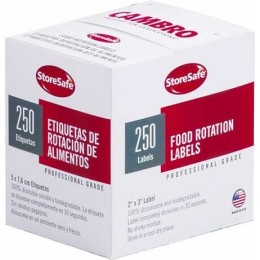 Étiquette Storesafe 7,6 x 5 cm - par 250