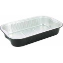 Barquette aluminium noir lisse Ready2Cook 1442 ml - par 150