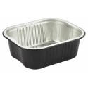 Barquette aluminium noir lisse Ready2Cook 579 ml - par 150