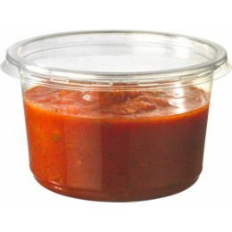 Pot Tusipack PET cristal 450 ml - par 50