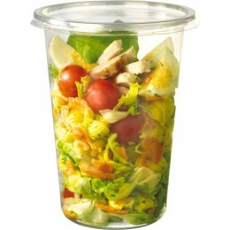 Pot Tusipack PET cristal 1000 ml - par 50