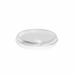 Couvercle rentrant APET cristal pour pot rond /50