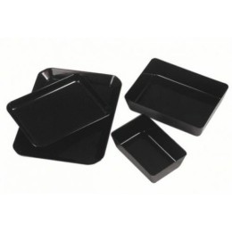 Plat ABS noir 40 x 20 x 2 cm