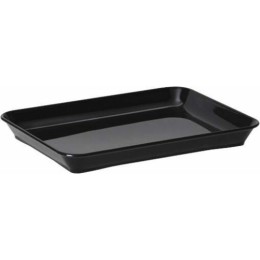 Plat ABS noir 30 x 22 x 3,5 cm