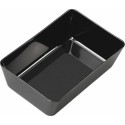 Plat ABS noir 22 x 14,5 x 7 cm