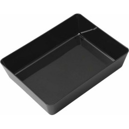 Plateaux en plastique ABS de noir et blanc