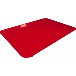 Plateau ABS rouge 58 x 41 x 2 cm