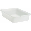 Bac de lavage plastique blanc 50,8 x 38,1 x 12,7 cm