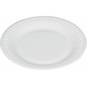 Assiette ronde carton blanc ø 23 cm - par 100