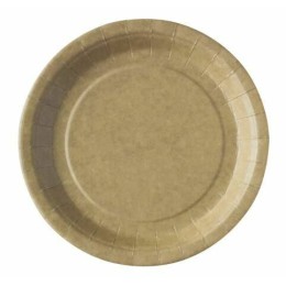 Assiette carton kraft ø 180 mm - paquet 50