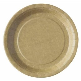 Assiette carton kraft ø 230mm /50