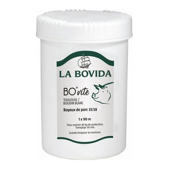 Boyau de porc Bo'vite 35/38 1 x 90 m Boyau de porc Bo'vite 35/38 1 x 90 m