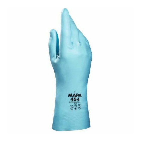 Gants de ménage hypoallergéniques ultranitril Mapa 454 T9 - par paire Gants de ménage hypoallergéniques ultranitril Mapa 454 T9 - par paire