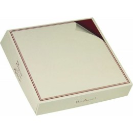 Boîte traiteur carton 4 coquilles 26 x 26 x 5 cm - par 50