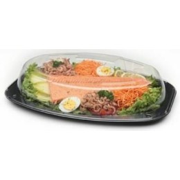 Plateau ovale et couvercle 350 x 245 mm - par 50